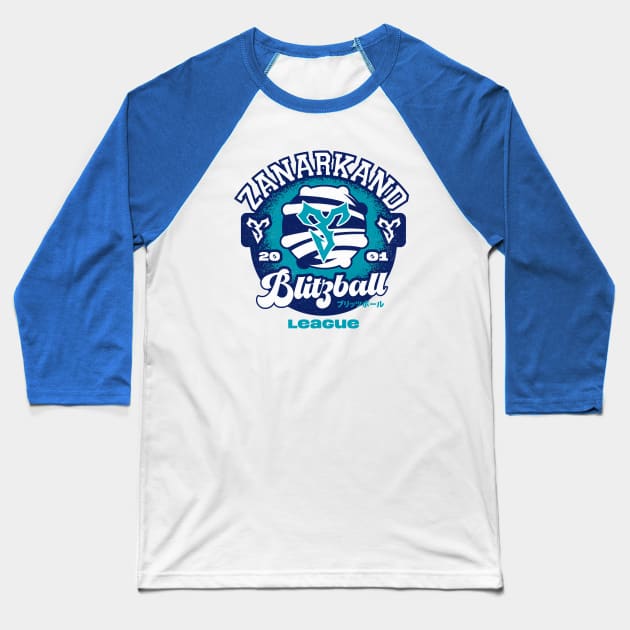 Zanarkand Blitzball Baseball T-Shirt by logozaste